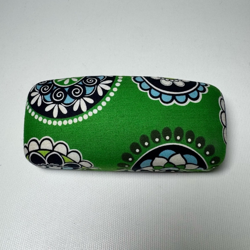 Vera Bradley Cupcake Green Hard Glasses Case